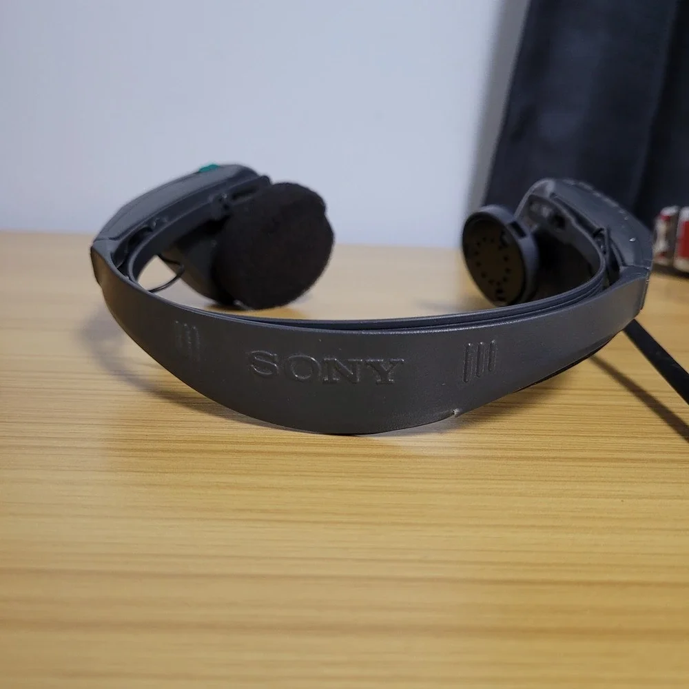 Sony FM/AM‎ Walkman SRF-H3 Stereo Headphone Radio Headset Missing Earpad